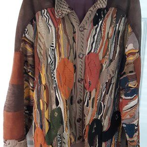 Coogi suede jacket bomber x large